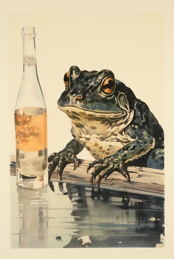 Plakat 68x101cm Reflexion des Rohrweihen