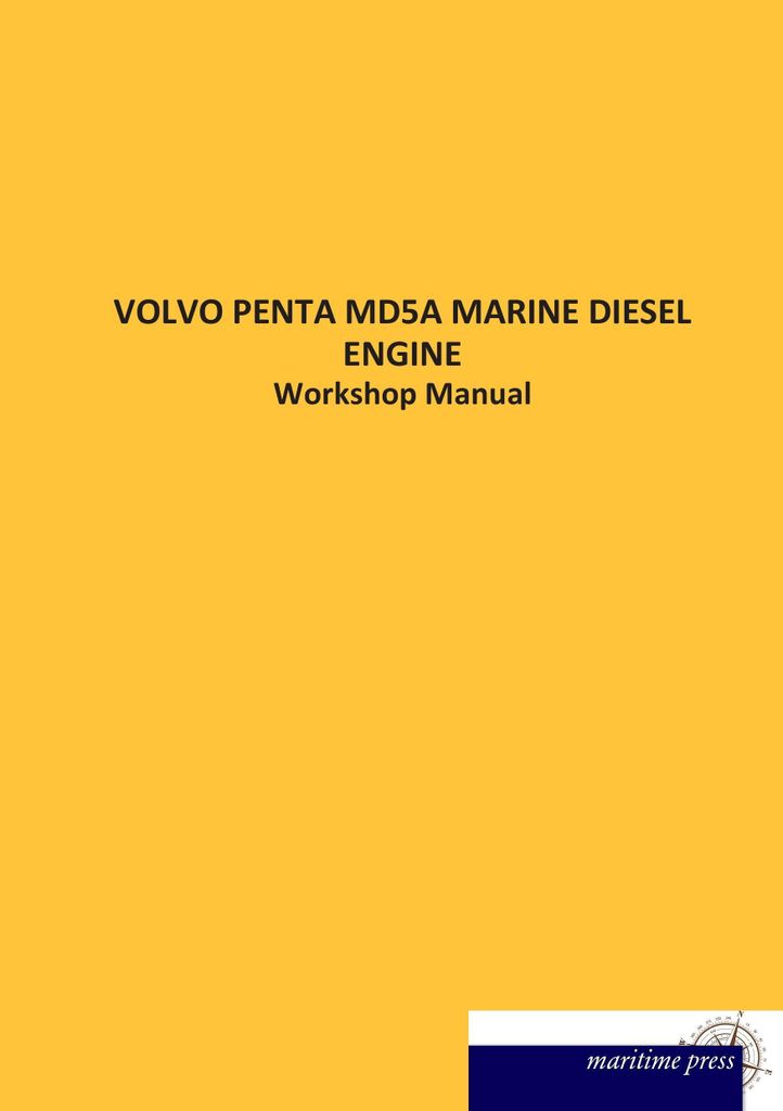 Volvo Penta Md5A Marine Diesel Engine