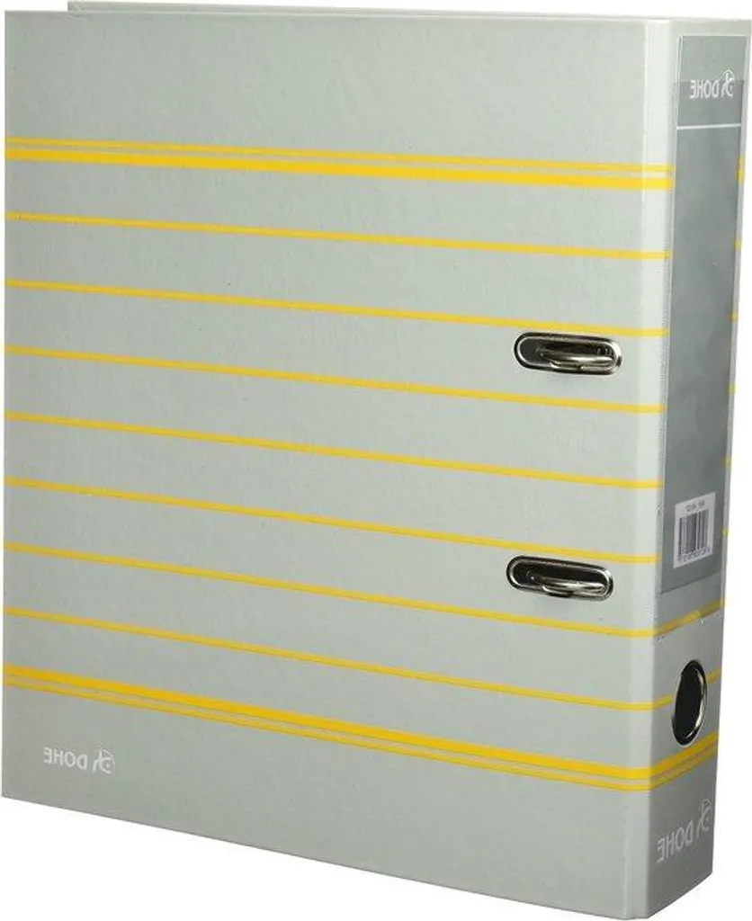 Classeur de tri pour documents A4 bureau et maison dos 7 cm gris rayé
