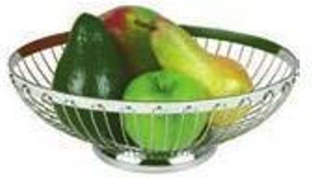 Brotkorb Obstkorb aus Edelstahl BxTxH: 28 x 21 x 9,5 cm Produktbild 