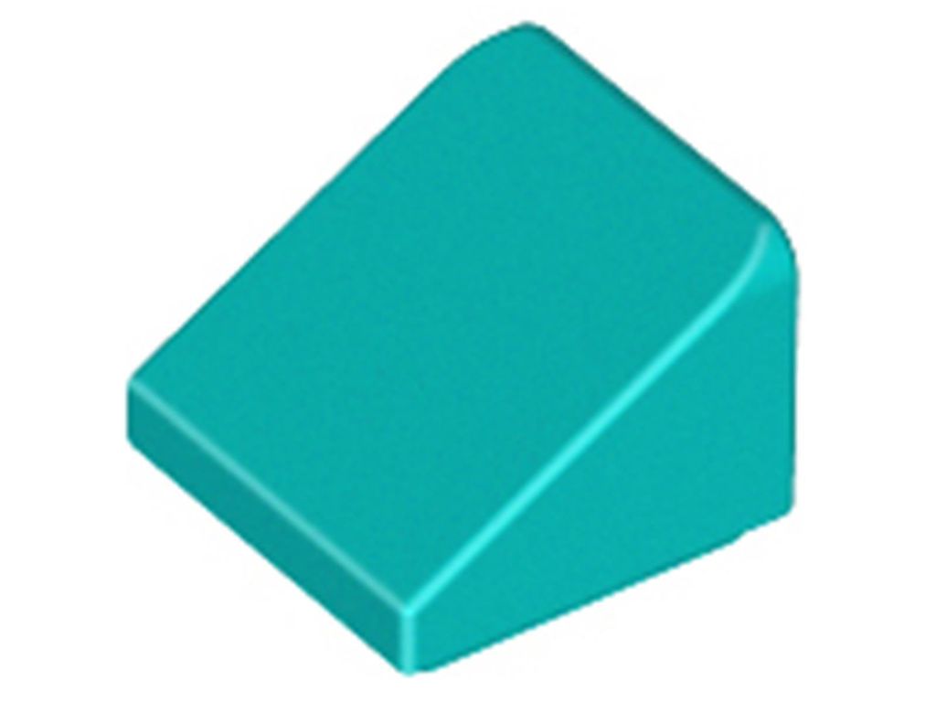 Lego 1x1 Schrägstein 30° x 1 x 1 x 2/3 54200 - 100 Stück Dunkles Türkis