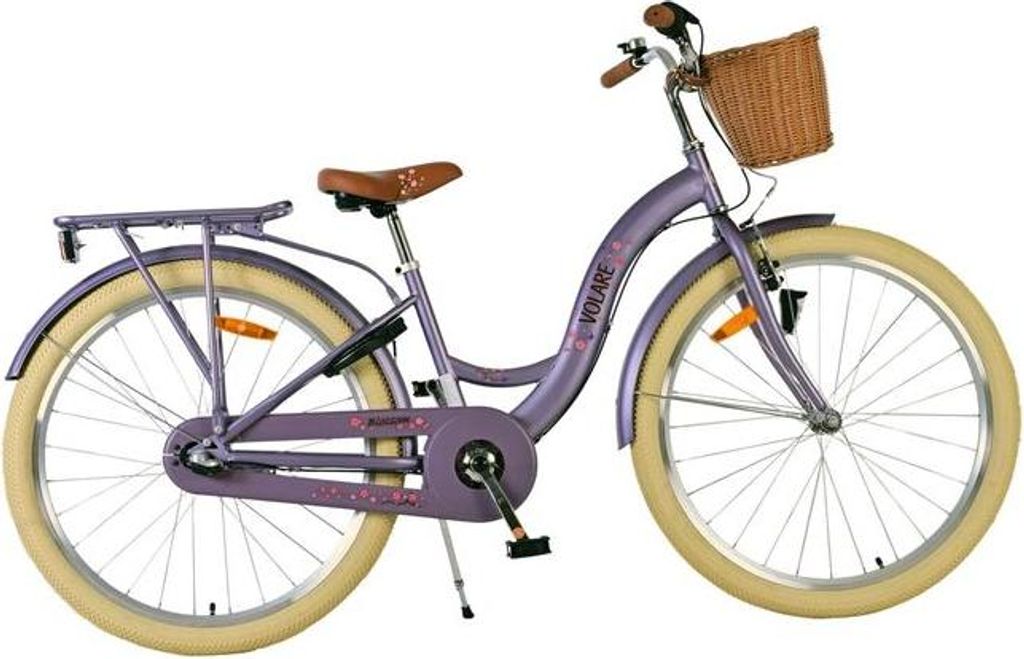 Volare Blossom Kinderfahrrad - Mädchen - 26 Zoll - Lila - Produktbild 