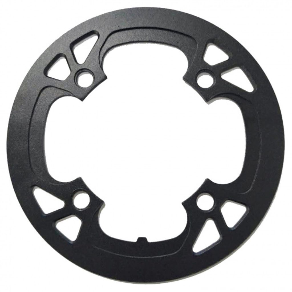 Kettenschutz E-Bike 40T 104 mm Aluminium schwarz