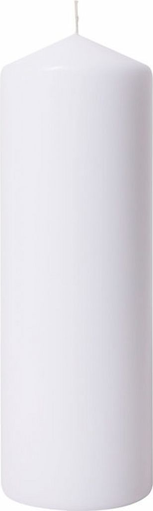 1 DUNI Stumpenkerze weiss, 300x100 mm, 196782