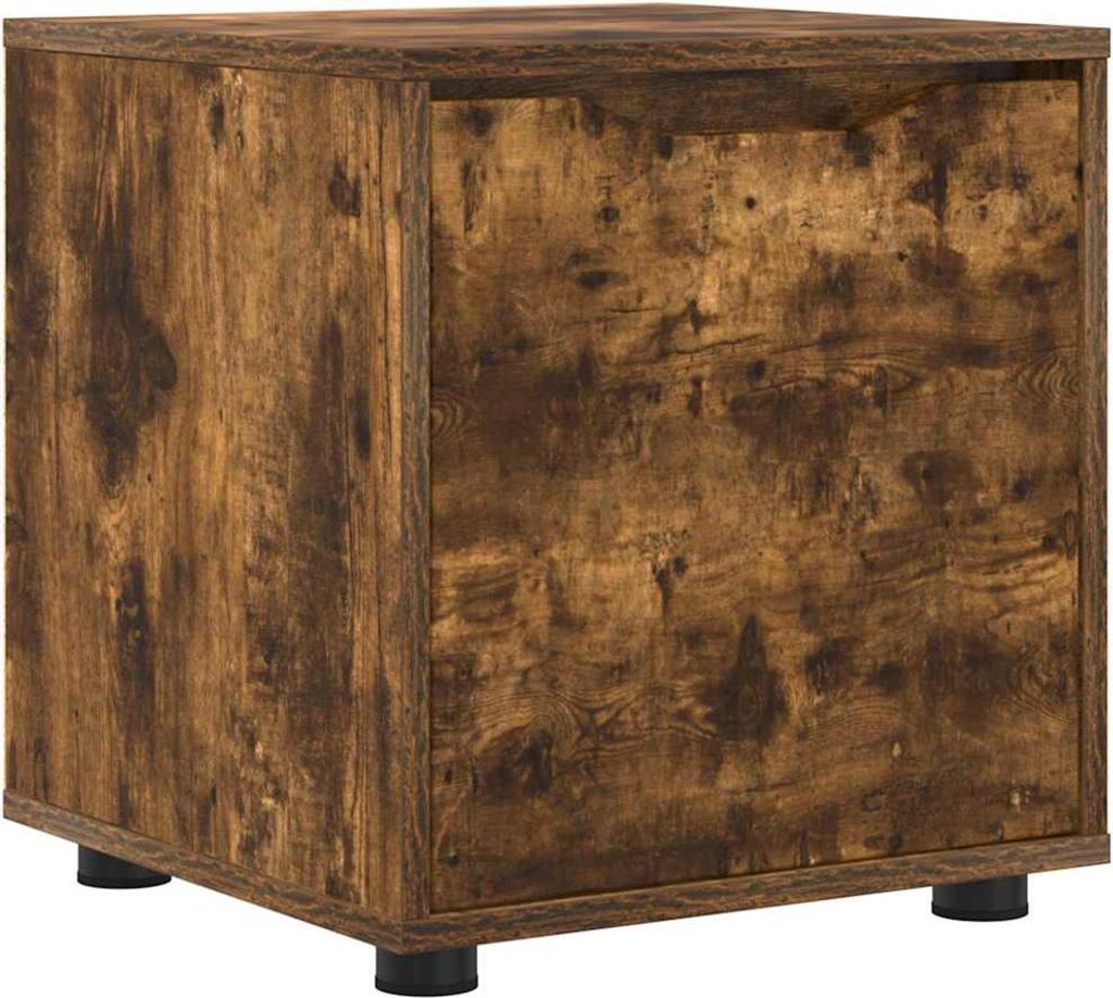 vidaXL Badezimmerschrank Geräucherte Eiche 40,5 x 40 x 44 cm