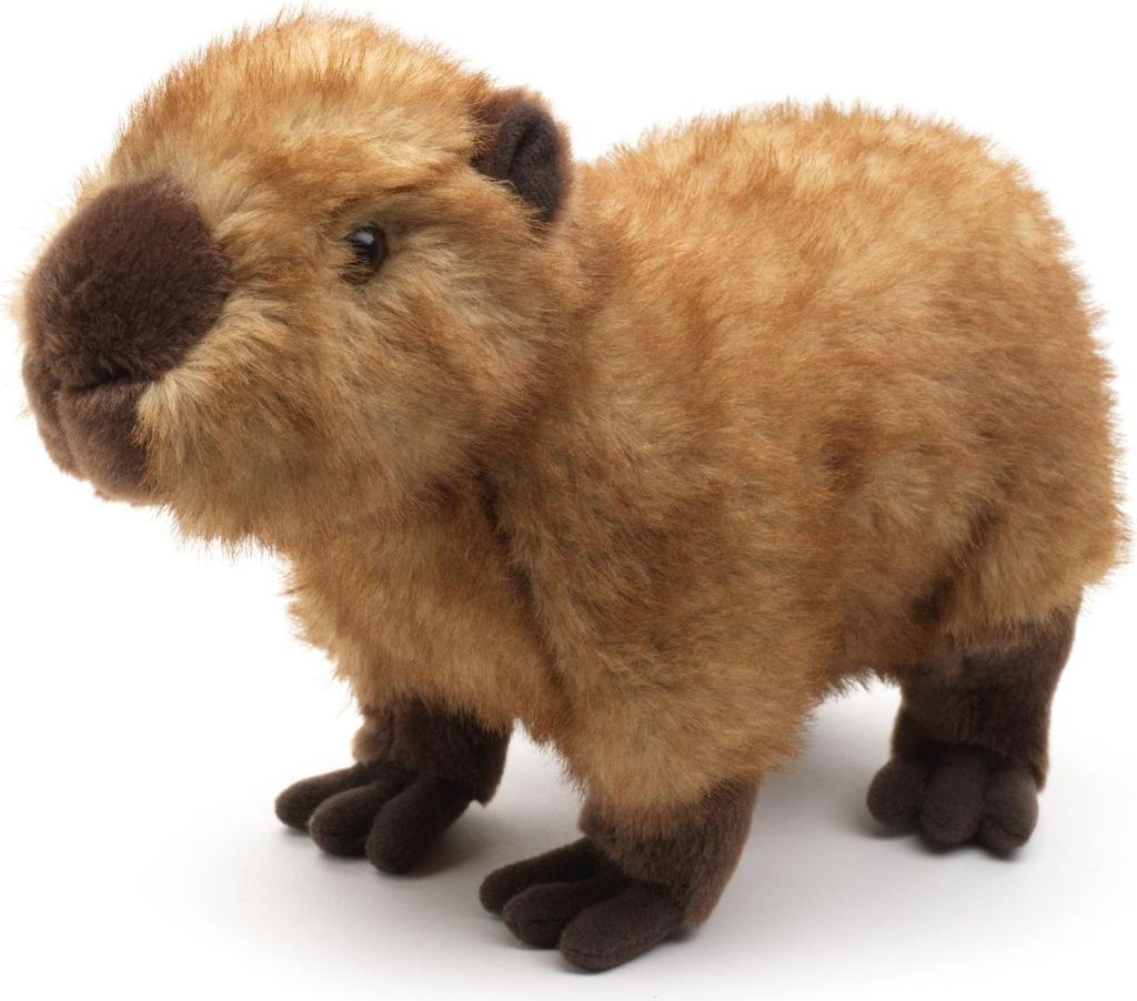 Kuscheltier Wasserschwein Capybara braun 28 cm Plüschtier Produktbild 