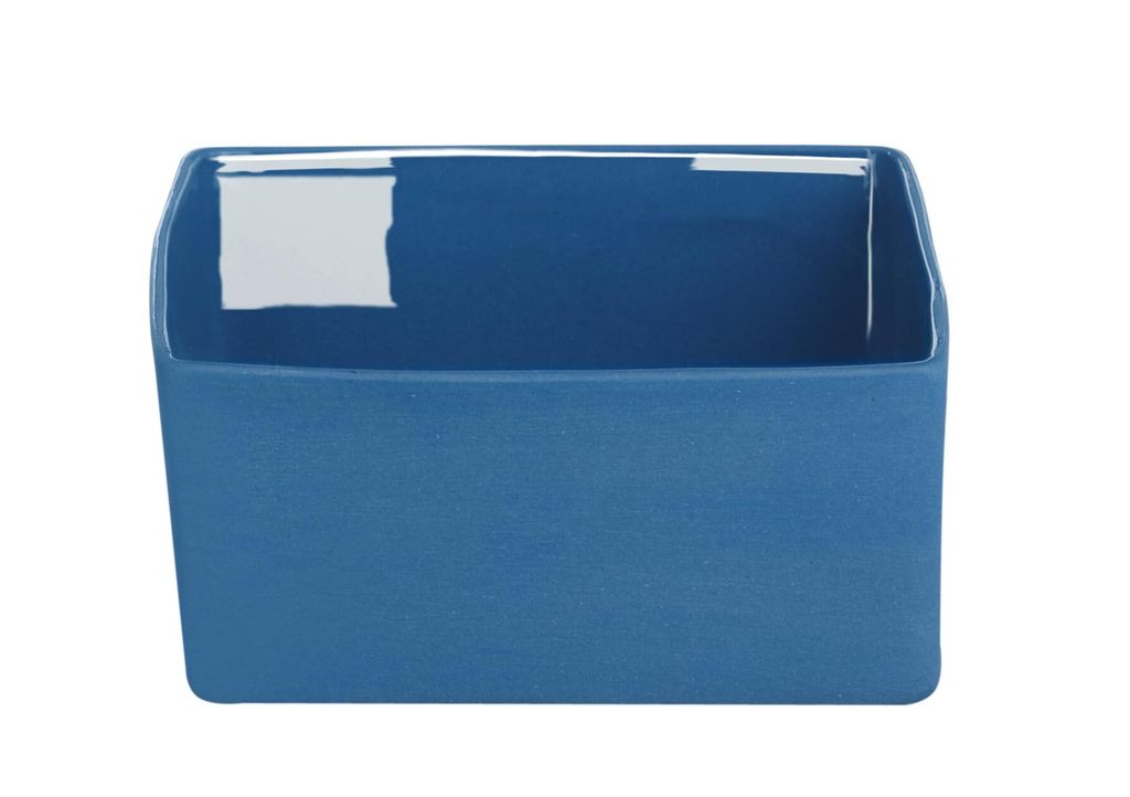 ASA Selection Cube Blue Schale, Schälchen, Schüssel, Dekoschale, Keramikschüssel, Keramik, Blau, 4 cm, 46033108