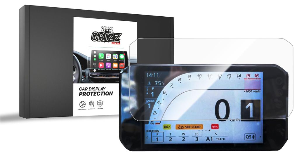 Keramische Autodisplayfolie für Honda CBR500R 5" (2024-2025), Grizz Protector