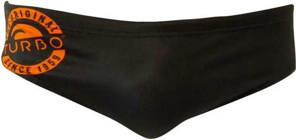 Turbo Original Badeslip Schwarz 4XL Herren Schwarz 4XL