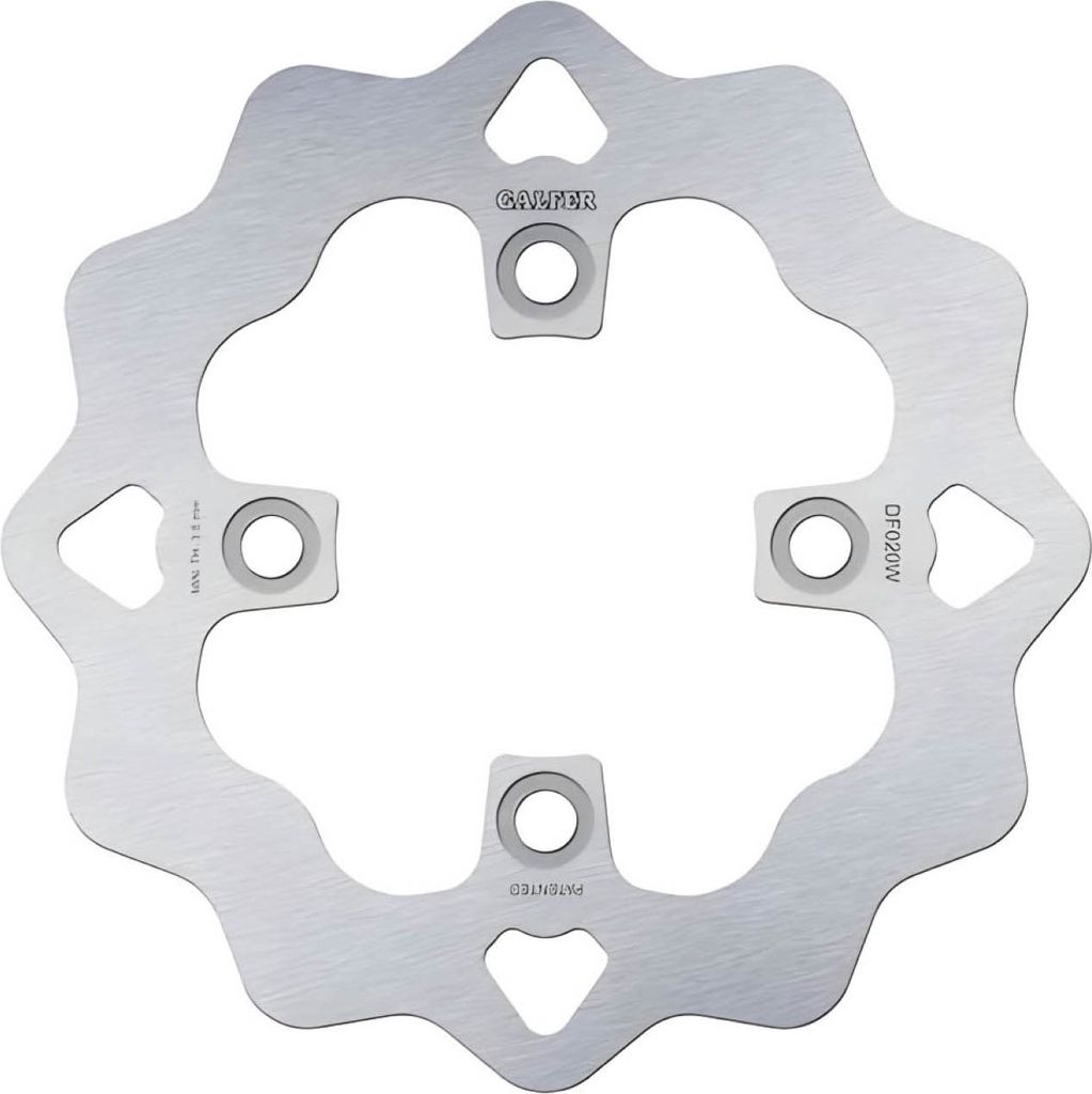 Bremsscheibe Galfer DF020W WAVE starr vorne 187x4mm für Honda CN Helix Fusion 250 ccm