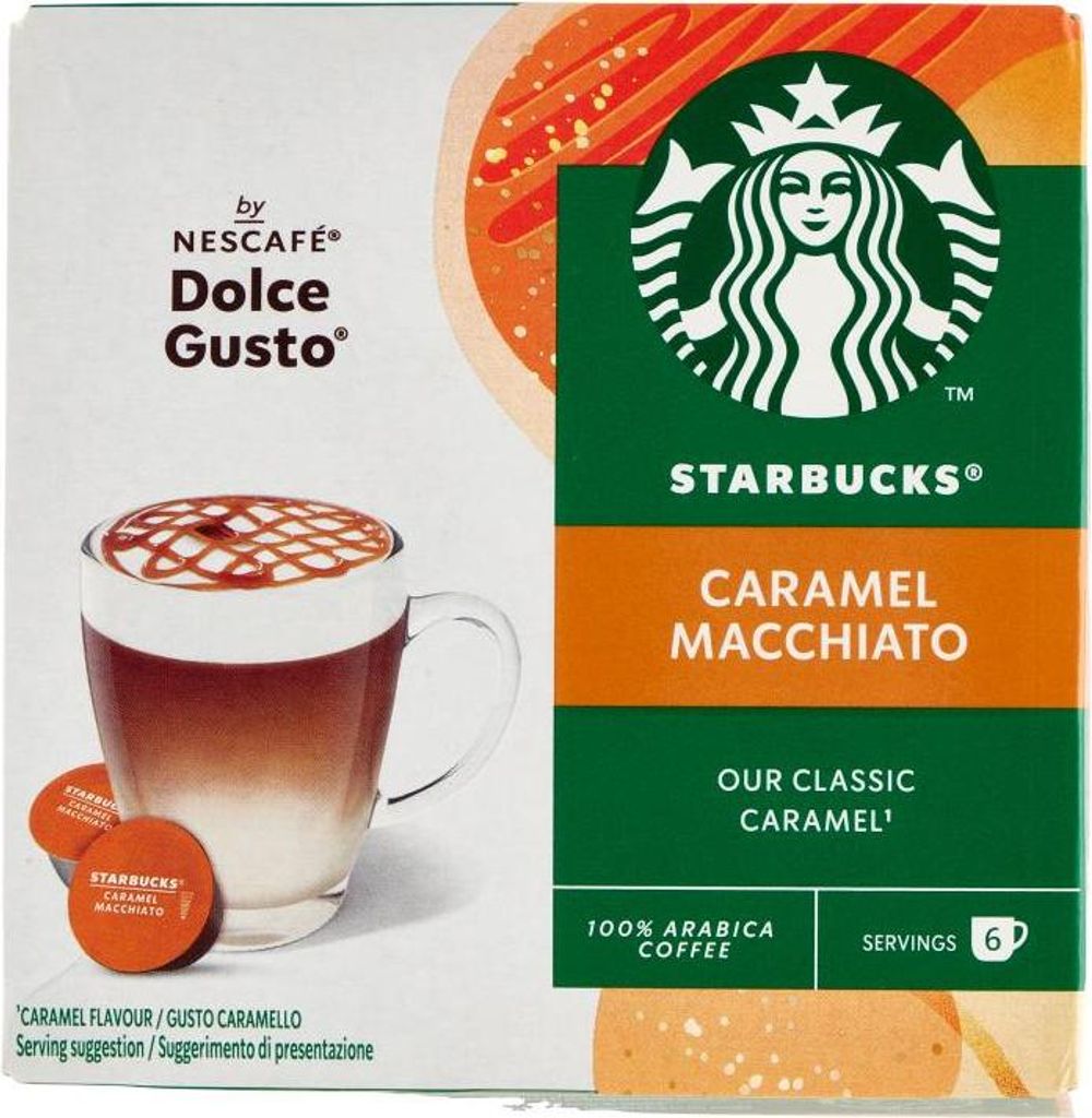 Dolce Gusto Karamell Macchiato 127,8g Kapsel Kaffee - Starbucks