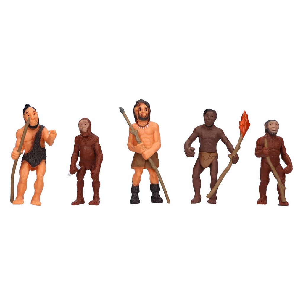 Statische Modellfiguren von simulierten Urmenschen aus Vinyl – Spielzeug, Heimdekoration, Geschenk