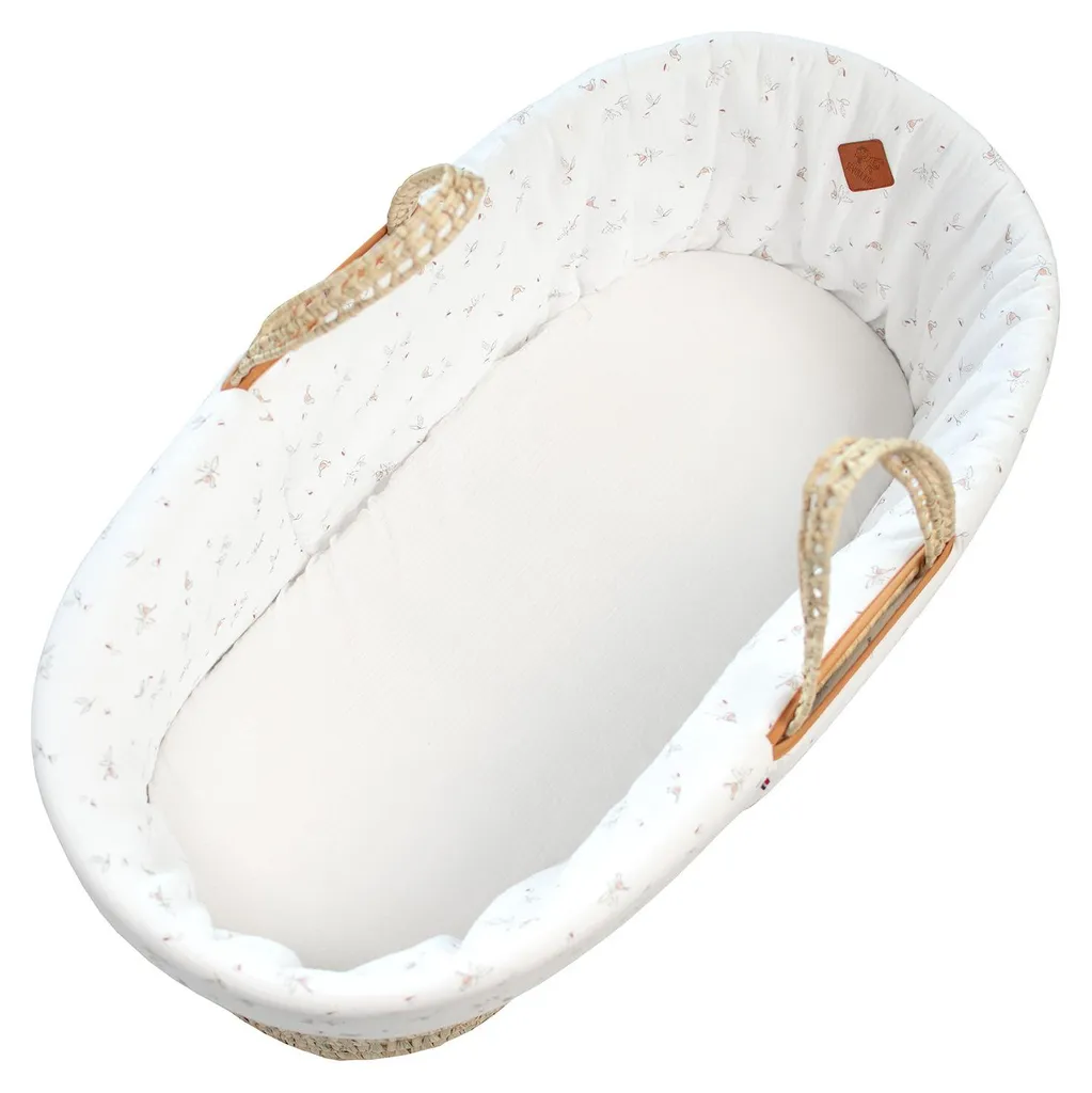 Housse de couffin Melody en coton blanc Sevira Kids - Douceur et Style