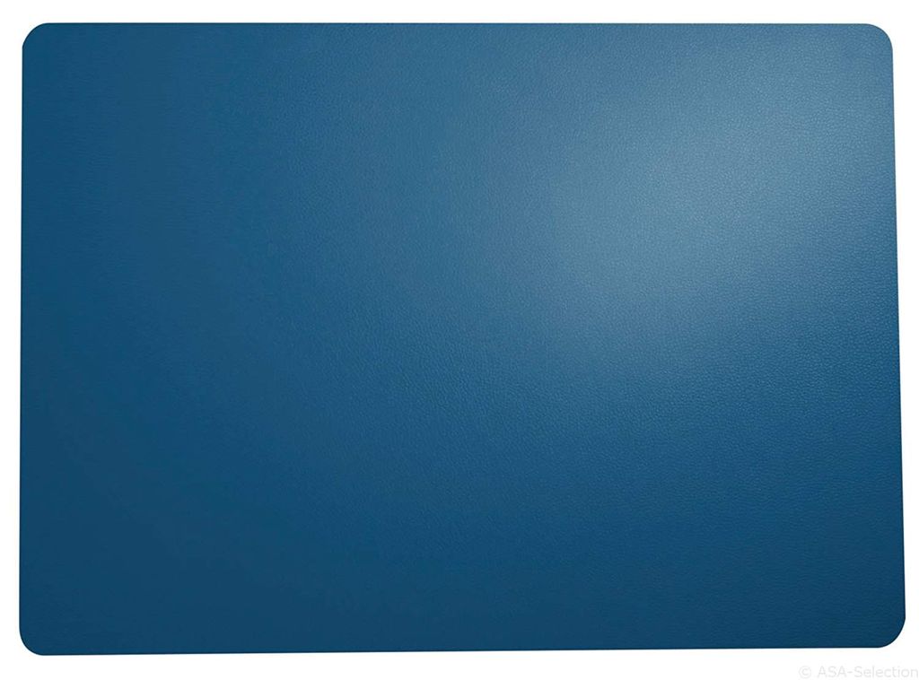 ASA Tischset, indigo, 46x33cm, Lederoptik
