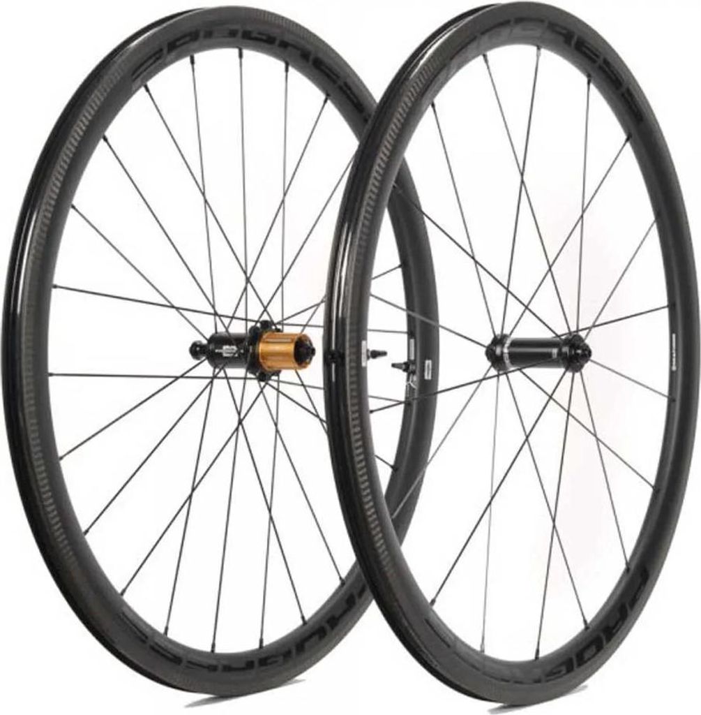 Progress Aero Tubeless Rennrad Laufradsatz Silber 9 x 100 / 9 x 135 mm / Shimano/Sram HG Silber 9 x 100 / 9 x 135 mm