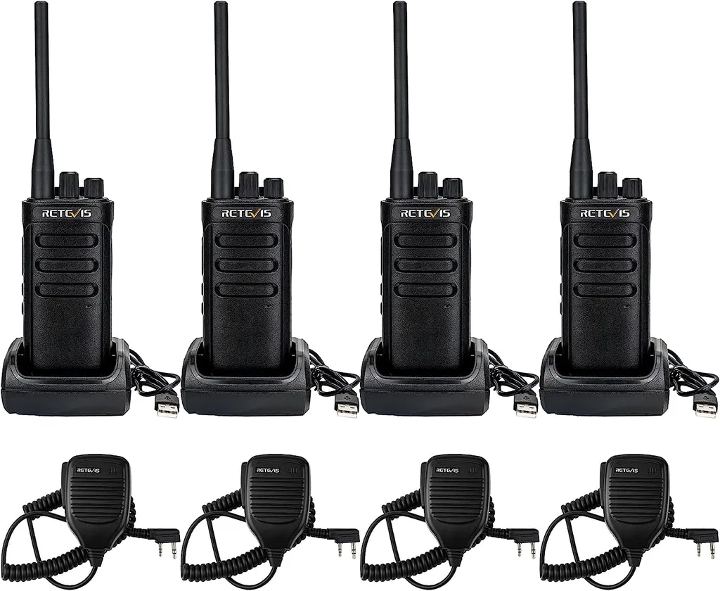 Radio Longue Portée pour Sécurité et Chantier Retevis RB85 - 4 Postes
