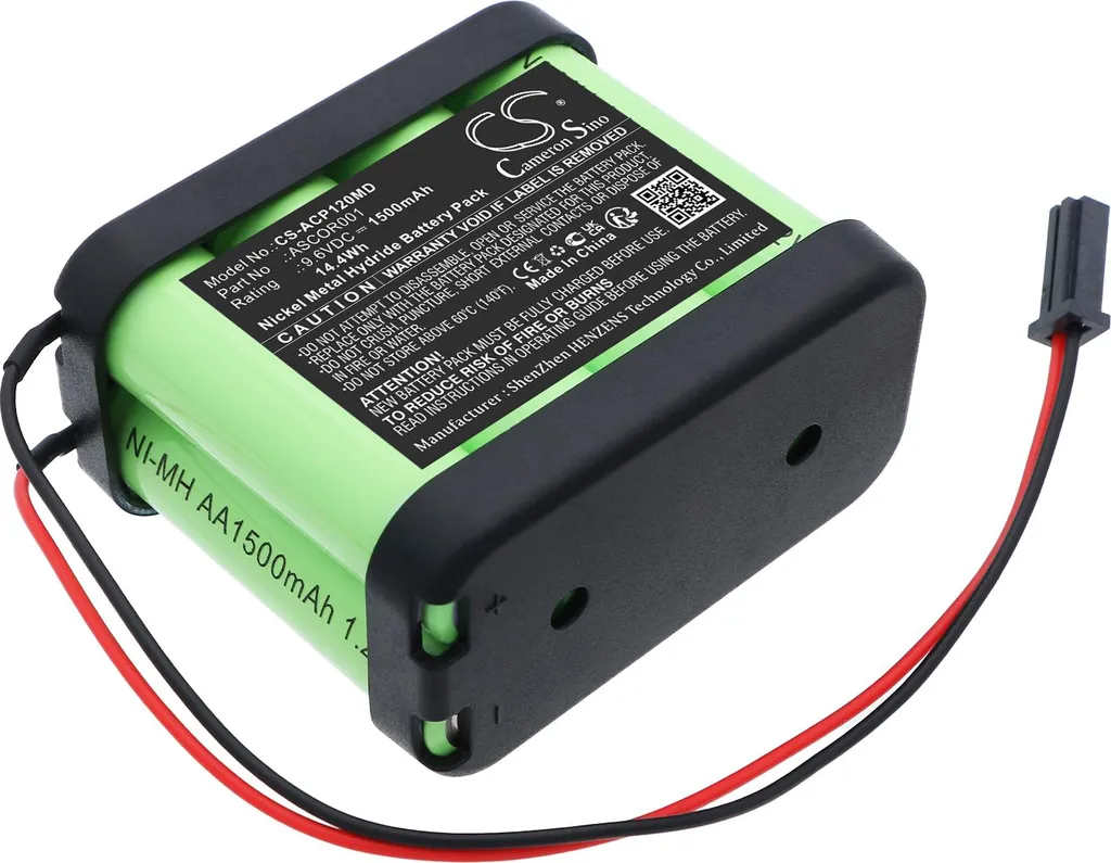 Batterie Secours Pompe Seringue Ascor AP31P SEP11S Remplacement Neuf