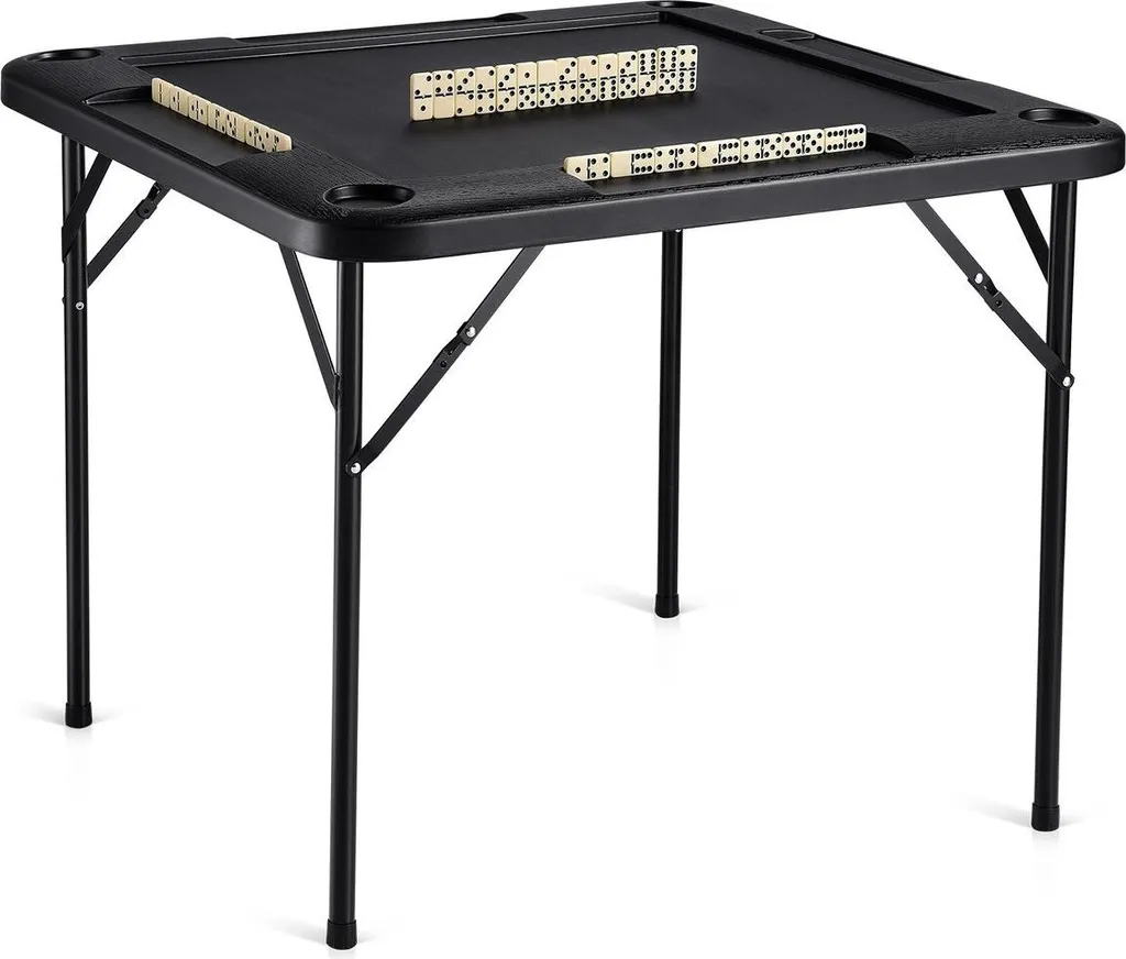 Table de jeu pliante pour mahjong et dominos 4 joueurs