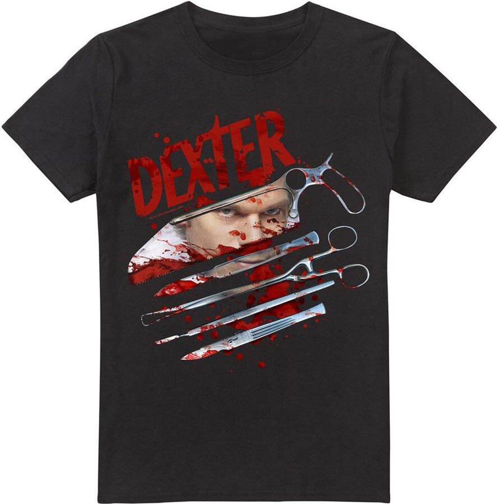 Dexter - "Blood Never Lies 2" T-Shirt für Herren TV7137 (L) (Schwarz)