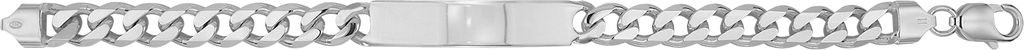Klassisches 925 Sterling Silber Herren - Identifikationsarmband - 22cm*9mm, 30 Gramm; TRS25010