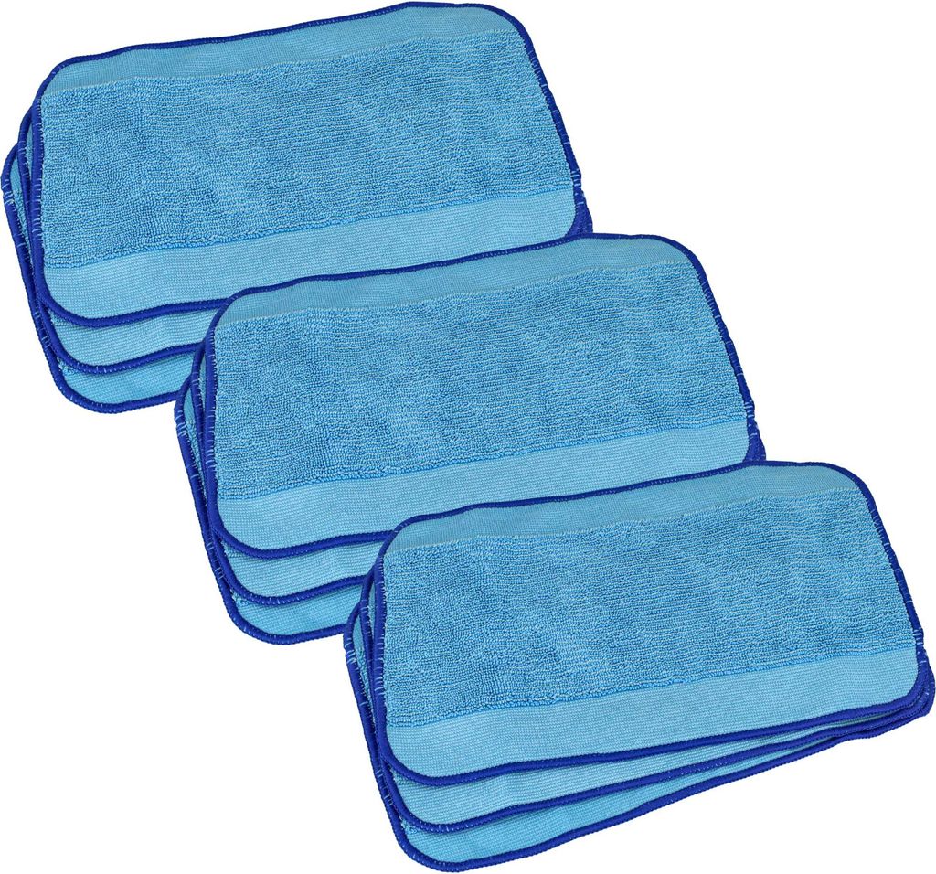 vhbw 9x Wischtuch kompatibel mit iRobot Mint 4200, 4205 Wischroboter, Putzroboter - Nasswischtuch