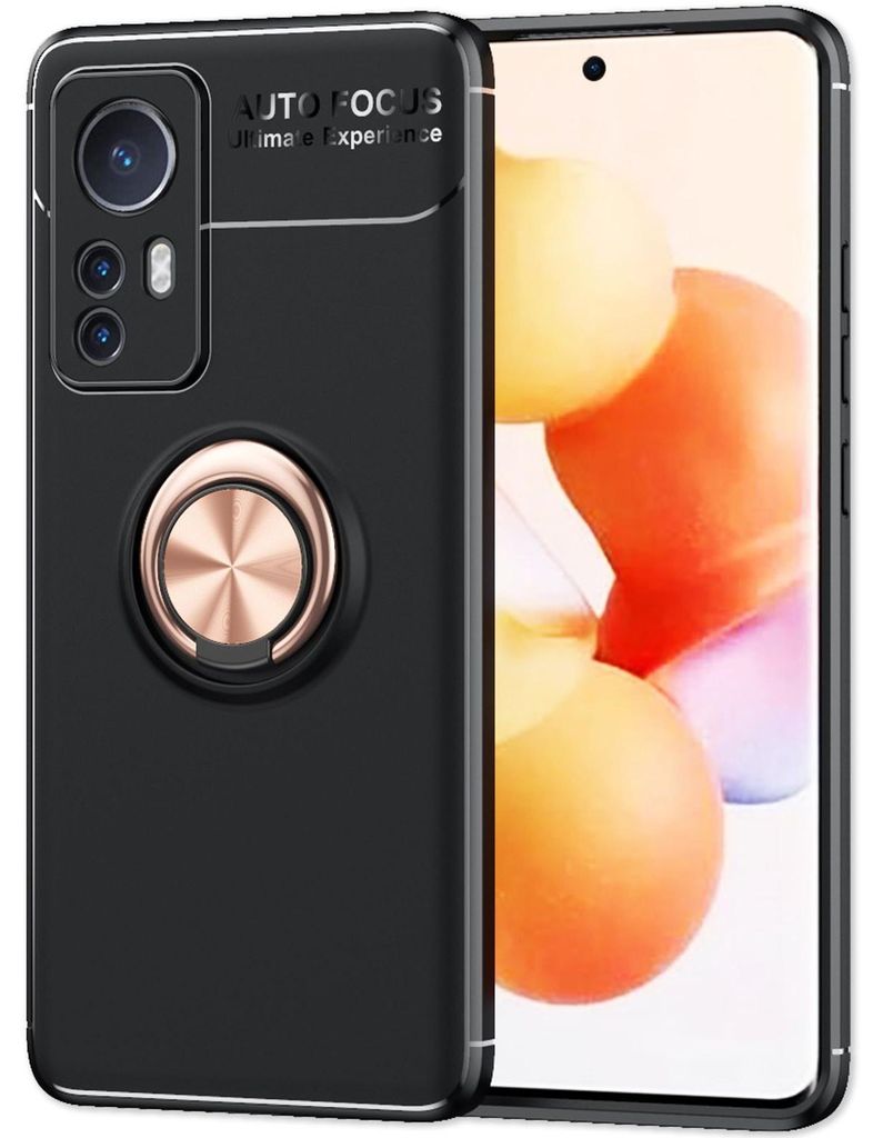 Housse anneau noir mat pour Xiaomi 12 / Xiaomi 12X - Handy Image du produit 