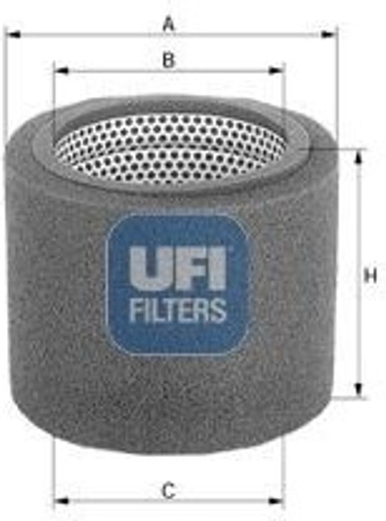 Luftfilter UFI 27.065.00 passend für PEUGEOT 205 II (20A/C) Filtereinsatz