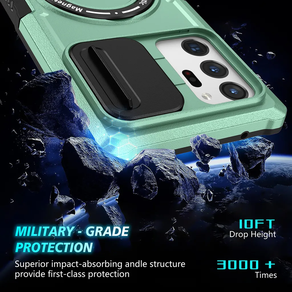 Cover Verde Trasparente Note 20 Ultra MagSafe - Stile e Protezione - 8