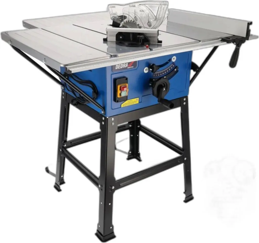 Scie à table 2000W Dedra DED7754T3 : finies les coupes de bois de biais