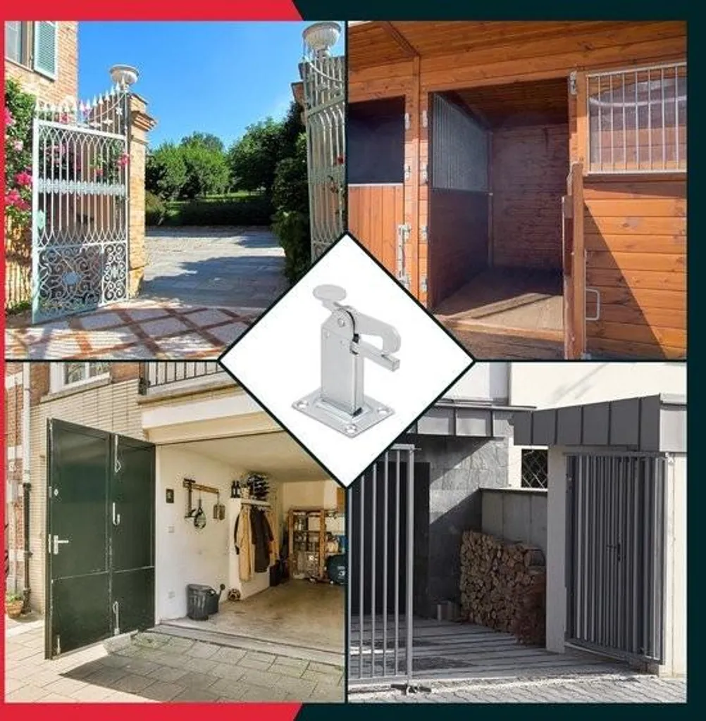 Butée de porte extérieure 97 mm pour sécuriser les portails au vent