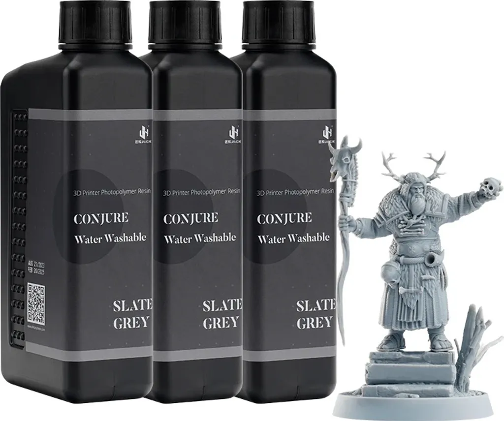 Résine d'impression haute précision lavable à l'eau gris ardoise 3000g