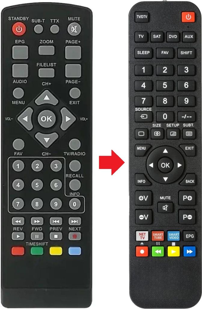 Fernbedienung passend für SKINTEK DT21