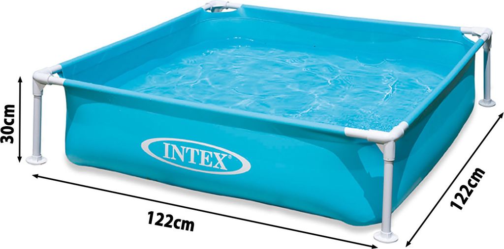 INTEX Schwimmbecken Mini Frame 122 x 122 x 30 cm 57173NP Produktbild 31
