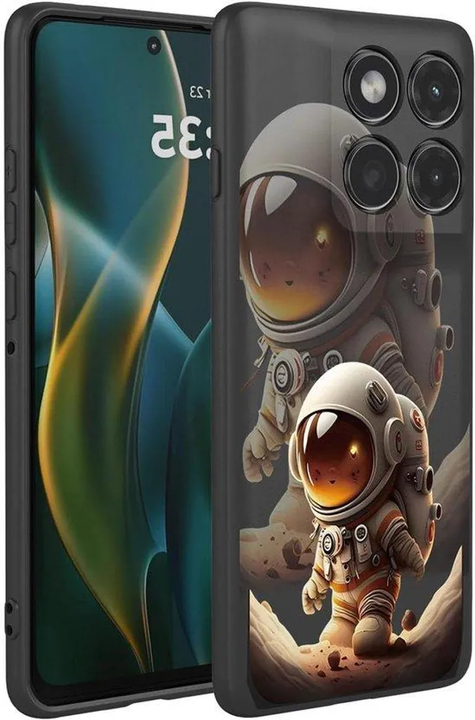 Coque smartphone en TPU soyeux - Revêtement doux et motif cartoon chic