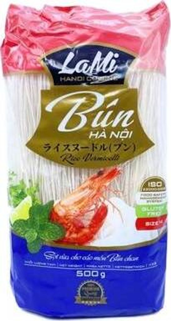A bag of rice vermicelli noodles.