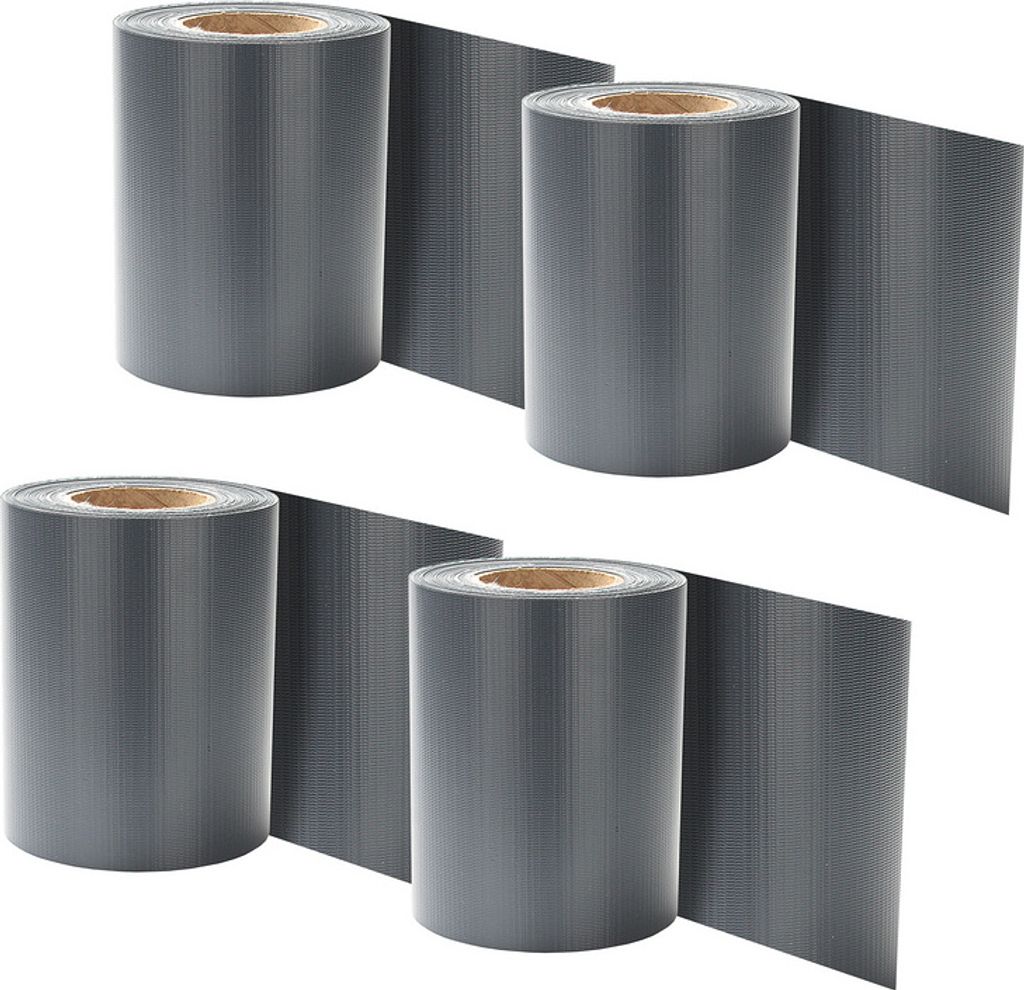TolleTour 140M PVC Sichtschutzstreifen Doppelstabmatten Zaun Gartenzaun Sichtschutz Anthrazit PVC Sichtschutzfolie fuer Doppelstabmattenzaun,Anthrazit