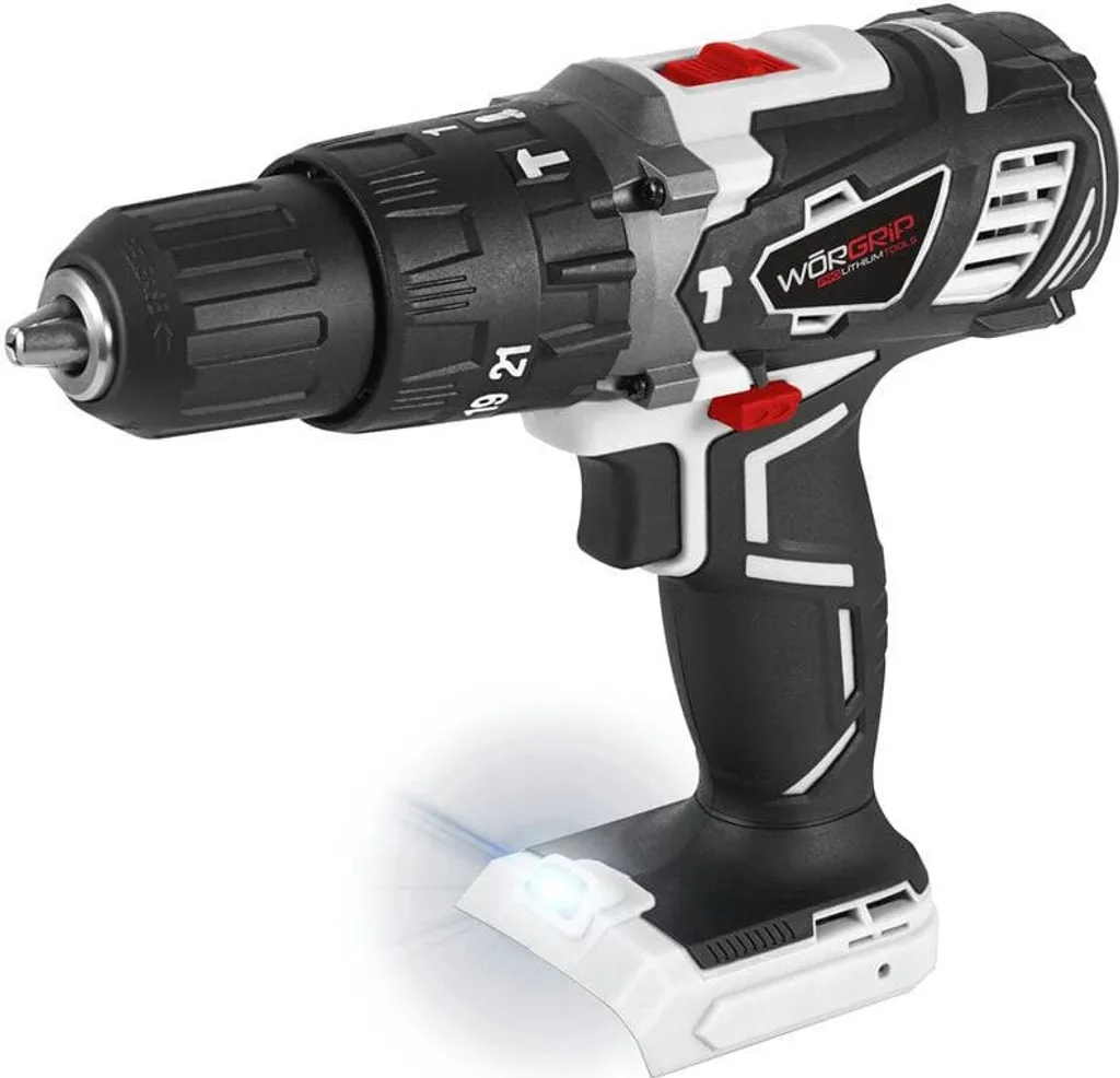 Marteau perforateur lithium 20V Worgrip argenté haute performance One Size
