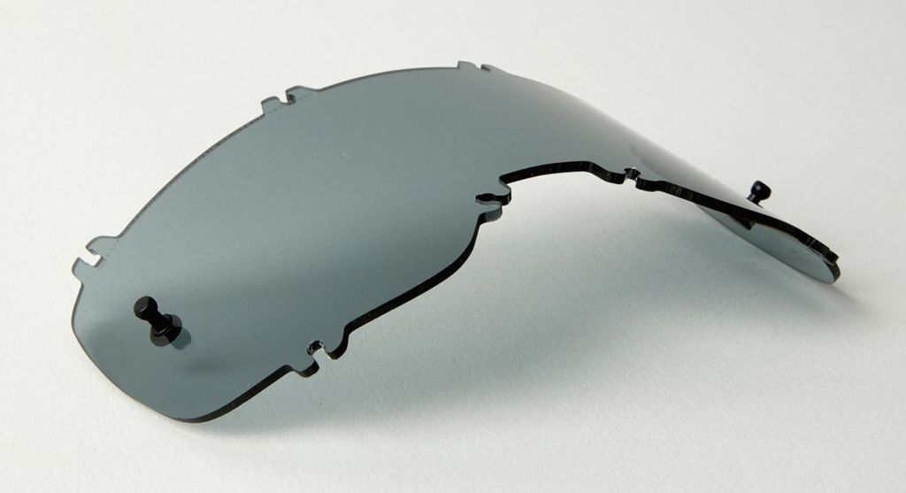 FOX Airspace/Main MX20 INJ NM Jugend Ersatzscheibe (Smoke,One Size)