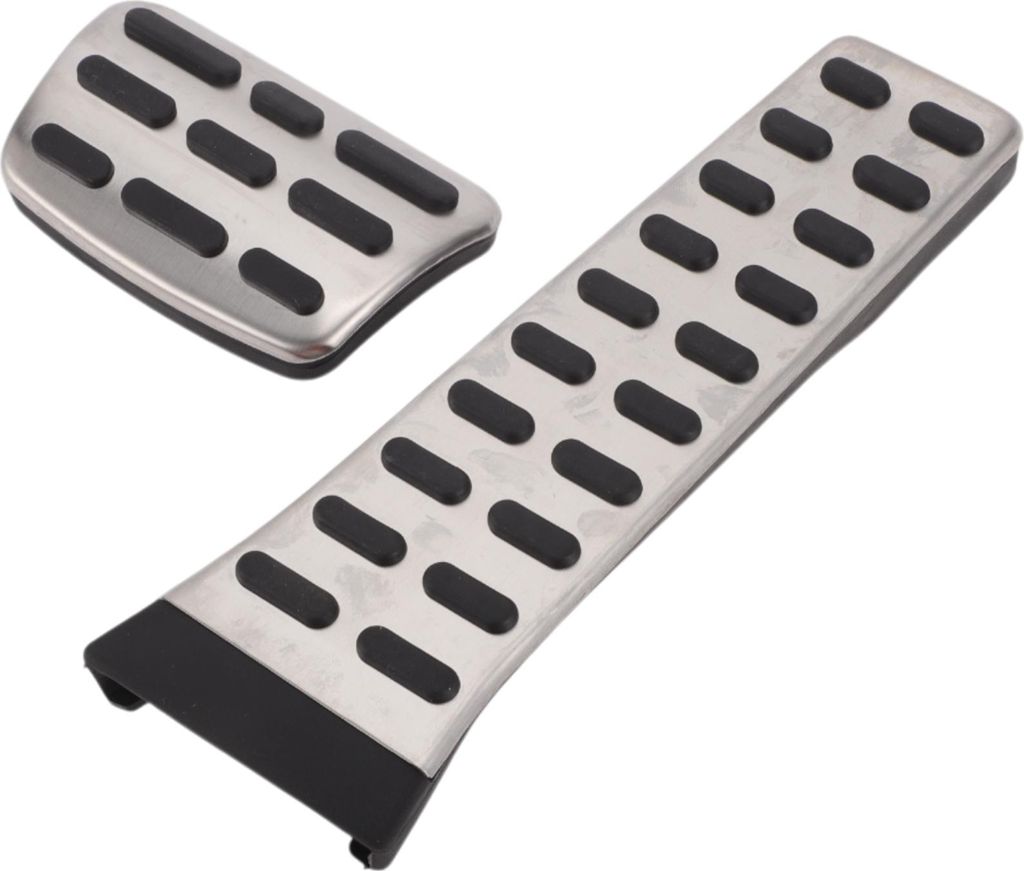 2 Stück Automatische Fußpedalauflagen Gaspedalauflagen für Kia K5 2011-2015 Edelstahl Silberton