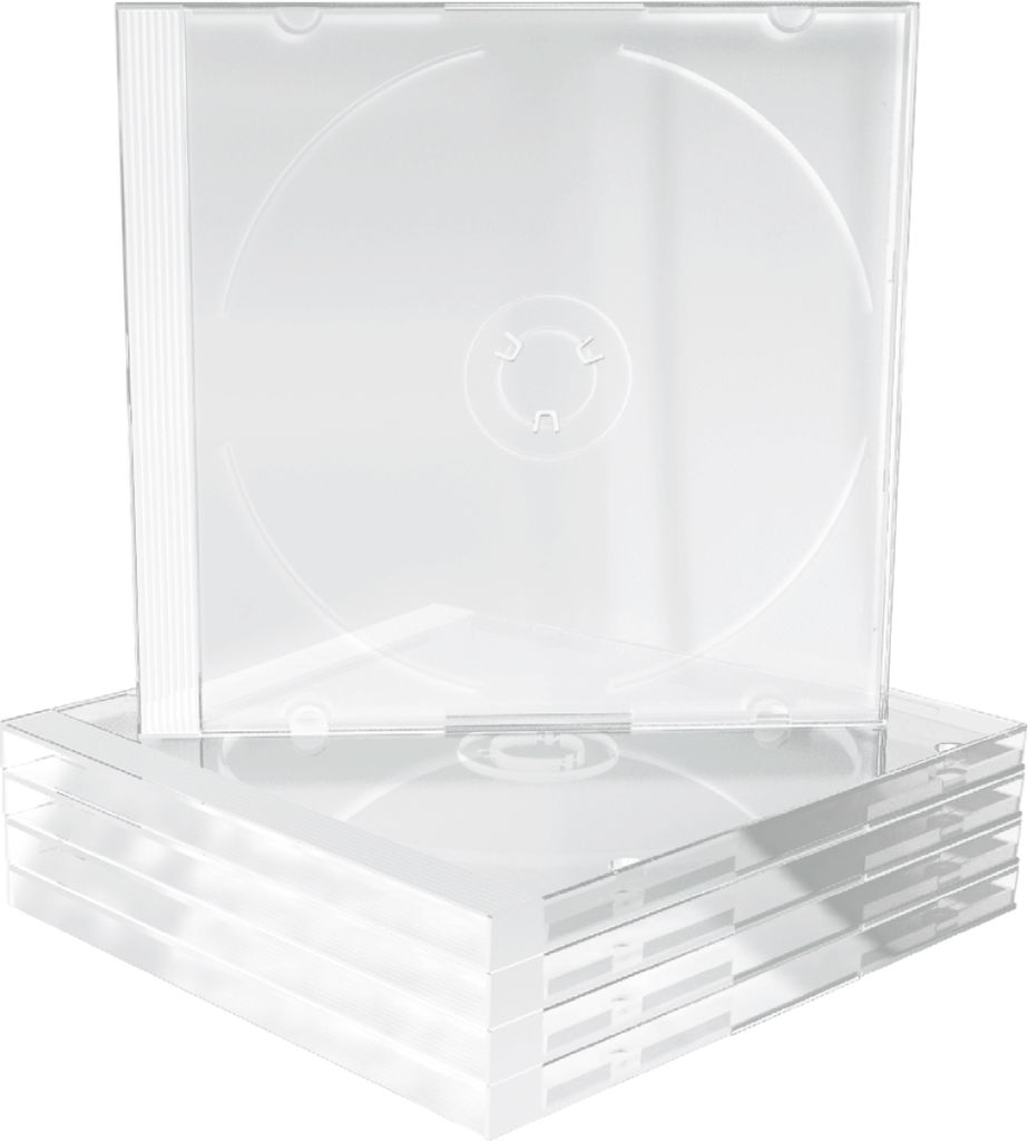 MediaRange CD-Leerhülle für 1 Dics 10.4mm transparentes Produktbild 