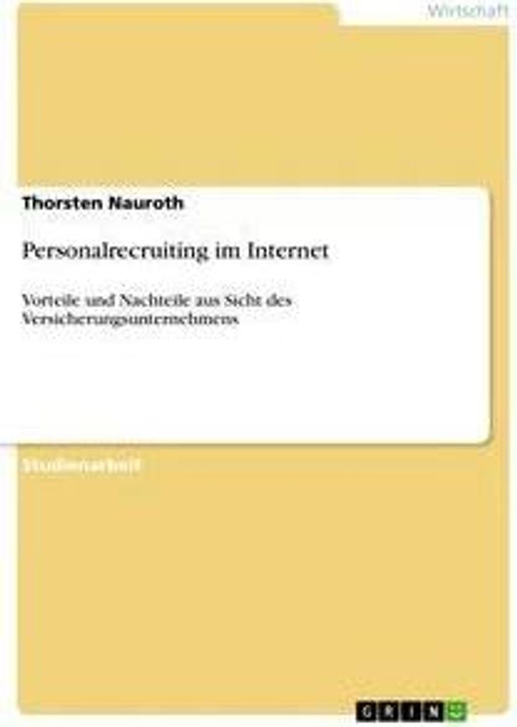 Personalrecruiting im Internet