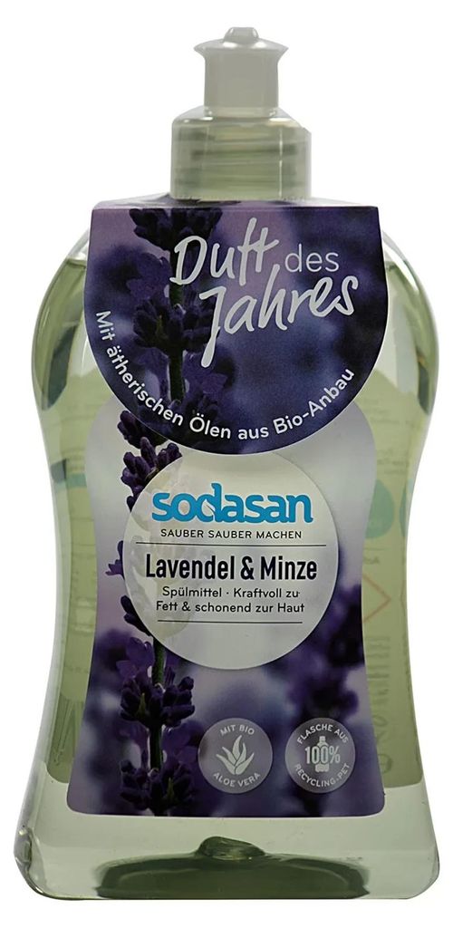 SODASAN Spülmittel Lavendel & Minze 500 ml Produktbild 