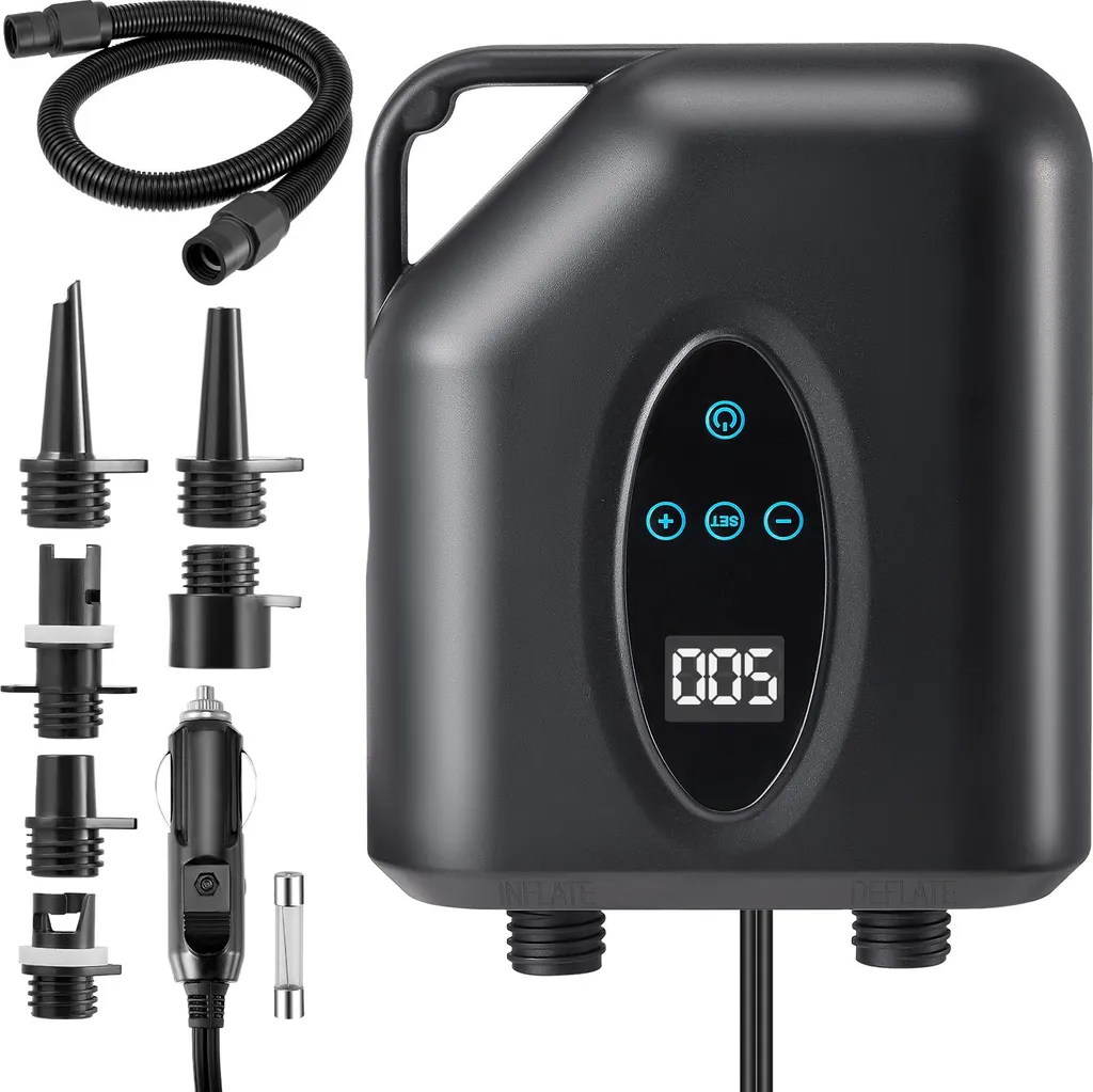 Pompe SUP électrique 20 PSI autonome à batterie lithium intégrée
