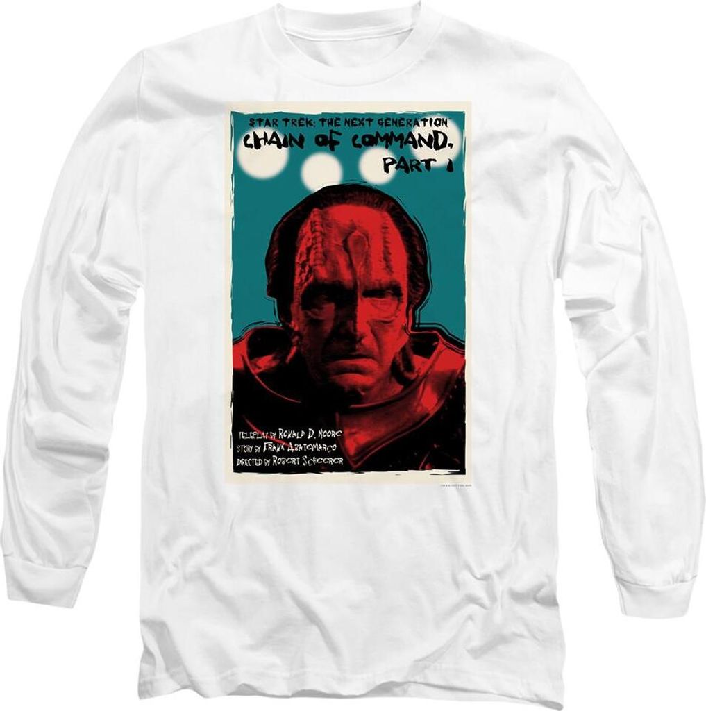 Star Trek - "The Next Generation Season 6 Episode 10" T-Shirt für Herren/Damen Uni TV10056 (S) (Weiß)