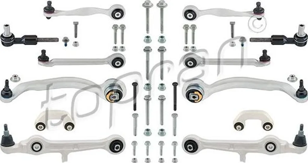 TOPRAN 114 523 Jeu de bras de suspension 8E0498KIT01 pour Audi A4 8E