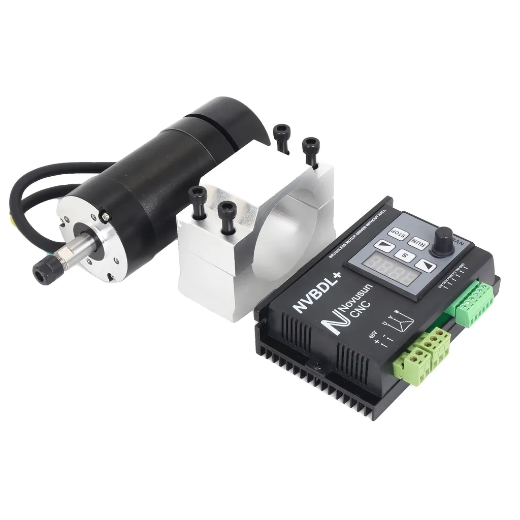 Kit de fraisage CNC avec moteur de broche DC sans balais 500W ER11