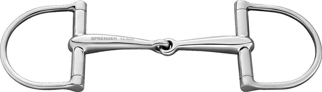 Sprenger D Ring 16 mm einfach gebrochen Edelstahl, Größe:125 mm