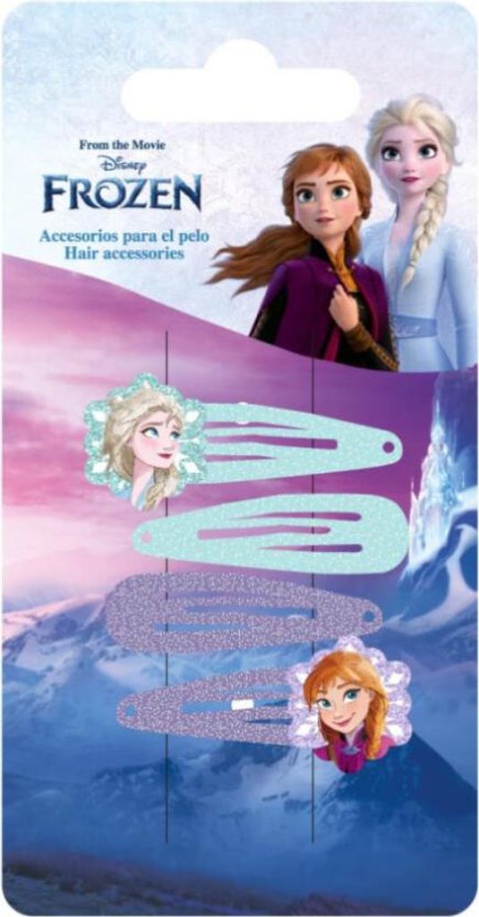 Disney Eiskönigin Snowflakes Haarspangenset 4 Stk