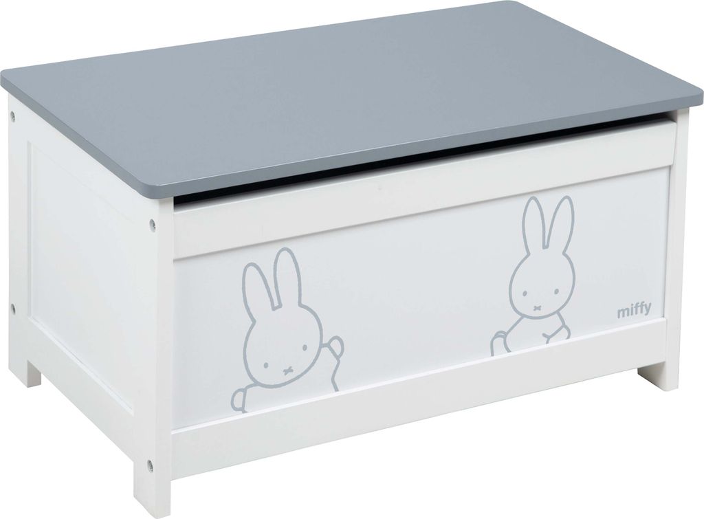 roba Spielzeugtruhe „Miffy“ aus Holz, aufklappbare Produktbild 