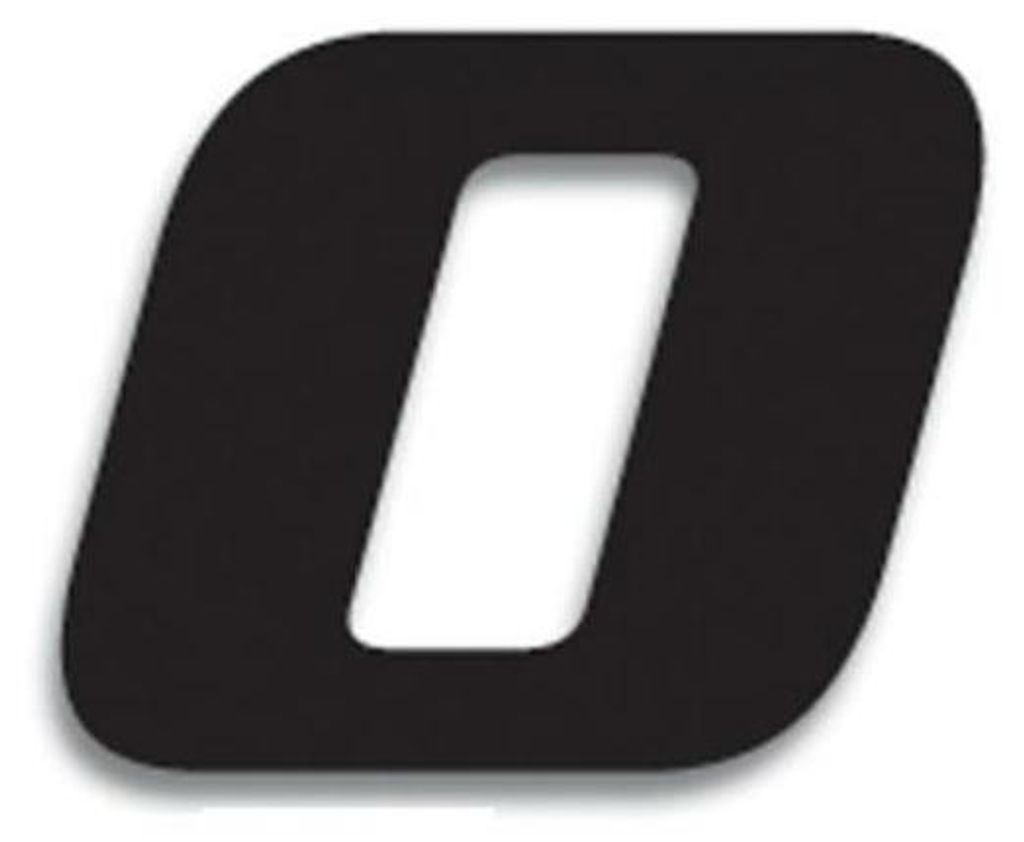 Zahlen Aufkleber #0 20X25CM BK